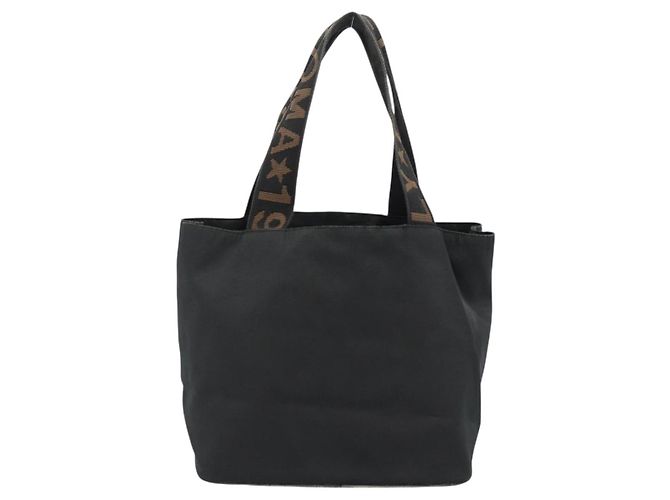 FENDI Handtasche Canvas Schwarz Braun Authentisch gh2132 - Ansicht 3