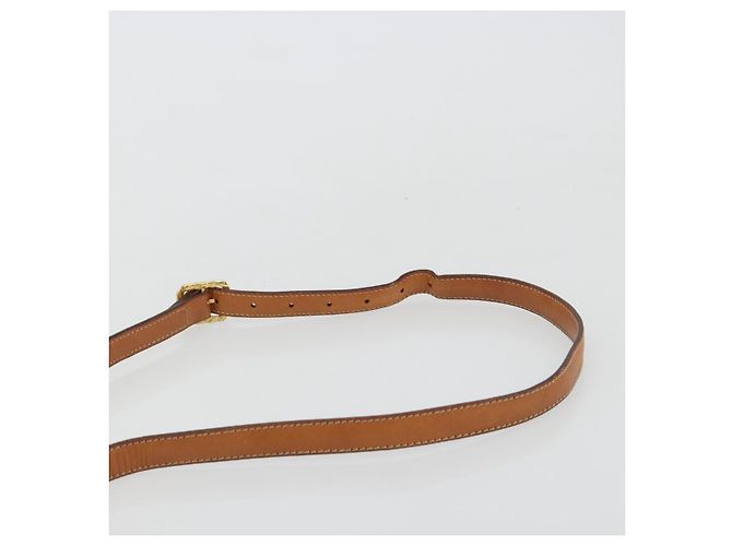Céline Borsa a tracolla CELINE in tela Macadam PVC Beige Oro Auth gh2082A D'oro - vista 8