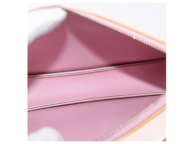 LOUIS VUITTON Monogram Vernis Lexington Bolsa de Accesorios Rosa M91057 Auth gh2098 - vista 11