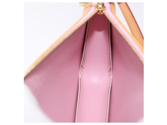 LOUIS VUITTON Monogram Vernis Lexington Bolsa de Accesorios Rosa M91057 Auth gh2098 - vista 18