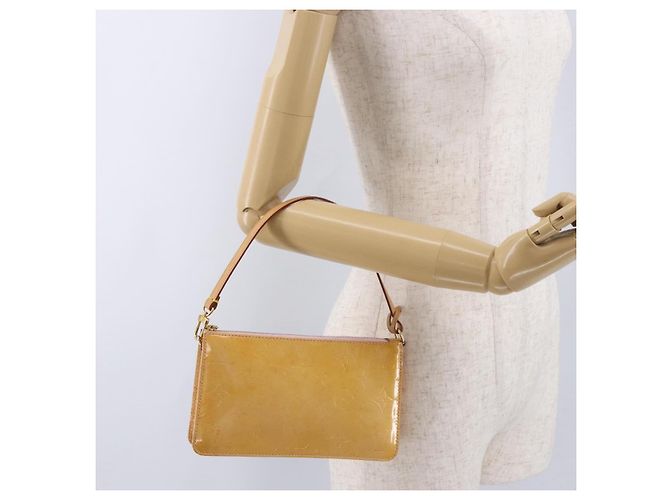 LOUIS VUITTON Monogram Vernis Lexington Bolsa de Accesorios Rosa M91057 Auth gh2098 - vista 20