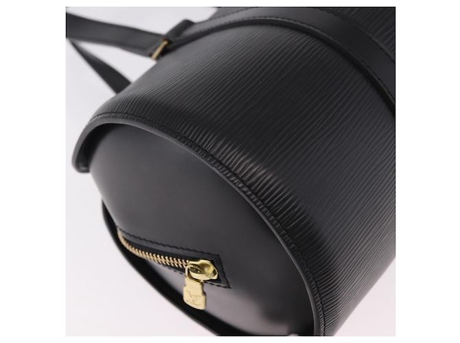 Borsa LOUIS VUITTON Epi Soufflot Nera M52222 LV Auth 184307V Nero - vista 10