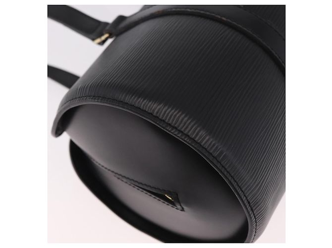 Borsa LOUIS VUITTON Epi Soufflot Nera M52222 LV Auth 184307V Nero - vista 12