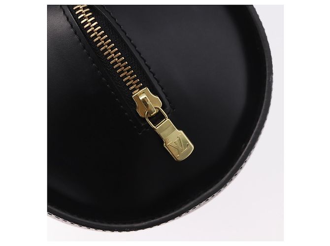 Borsa LOUIS VUITTON Epi Soufflot Nera M52222 LV Auth 184307V Nero - vista 14