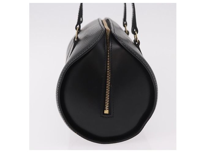 Borsa LOUIS VUITTON Epi Soufflot Nera M52222 LV Auth 184307V Nero - vista 4