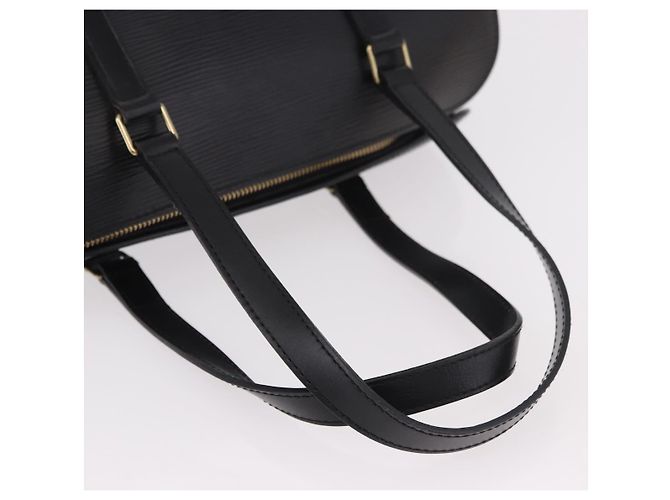 Borsa LOUIS VUITTON Epi Soufflot Nera M52222 LV Auth 184307V Nero - vista 7