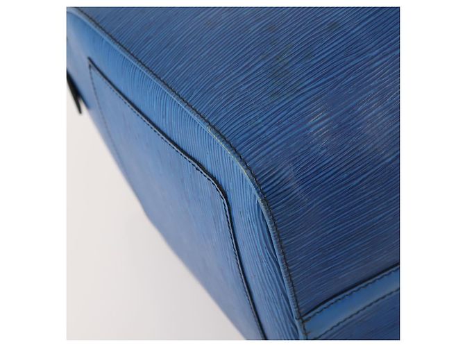 LOUIS VUITTON Epi Keepall 50 Boston Bag Blue M42965 LV Auth 179600 - vista 13