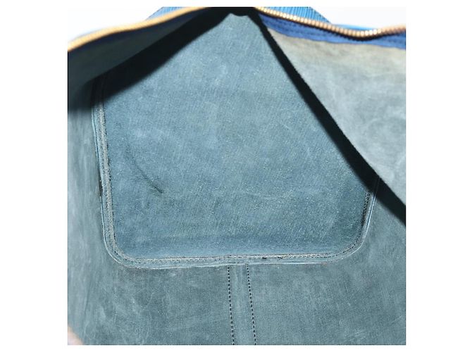 LOUIS VUITTON Epi Keepall 50 Boston Bag Blue M42965 LV Auth 179600 - vista 19