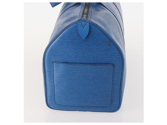 LOUIS VUITTON Epi Keepall 50 Boston Bag Blue M42965 LV Auth 179600 - vista 4