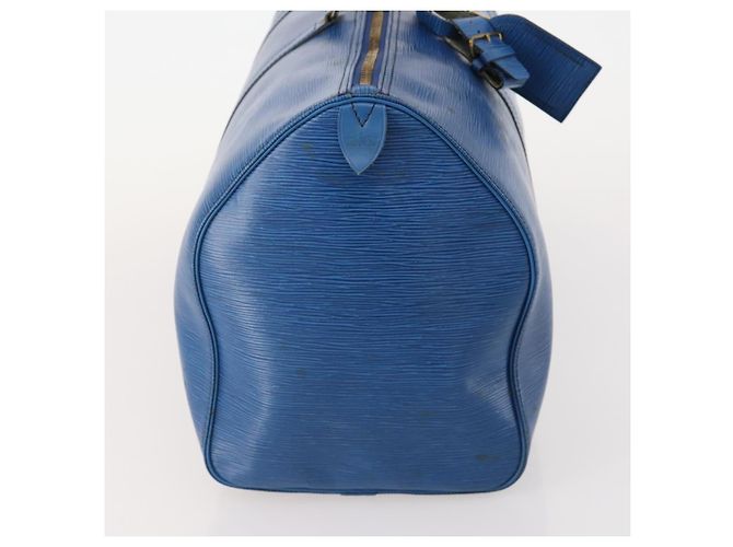 LOUIS VUITTON Epi Keepall 50 Boston Bag Blue M42965 LV Auth 179600 - vista 5