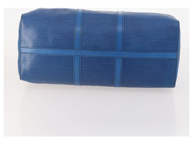 LOUIS VUITTON Epi Keepall 50 Boston Bag Blue M42965 LV Auth 179600 - vista 9
