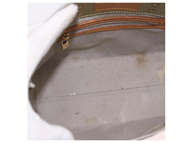 LOUIS VUITTON Borsa Monogram Vernis Reade PM Gris M91145 LV Auth gh2114 Grigio - vista 11