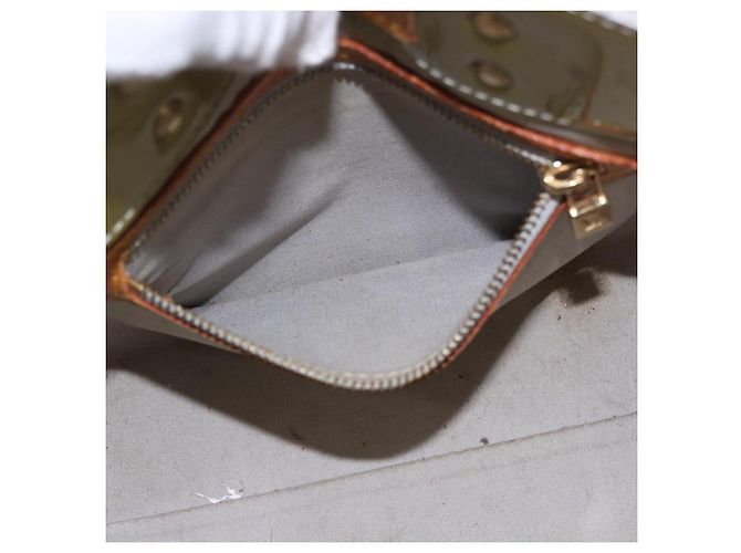 LOUIS VUITTON Borsa Monogram Vernis Reade PM Gris M91145 LV Auth gh2114 Grigio - vista 23