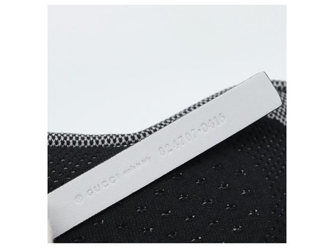 Pouch GUCCI in cotone nero Auth 183090M - vista 16