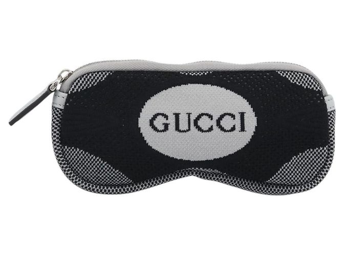 Pouch GUCCI in cotone nero Auth 183090M - vista 2