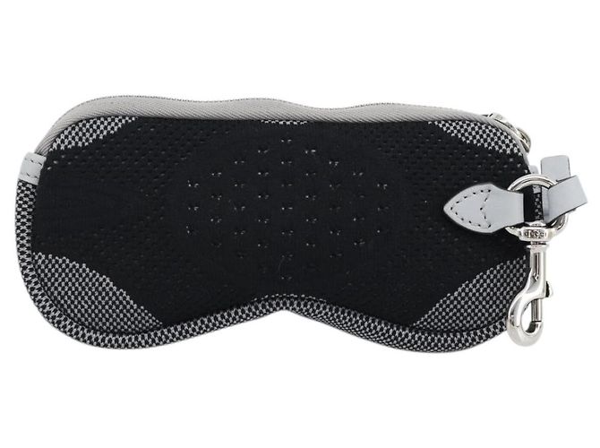 Pouch GUCCI in cotone nero Auth 183090M - vista 3