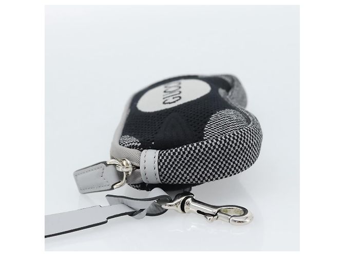 Pouch GUCCI in cotone nero Auth 183090M - vista 4
