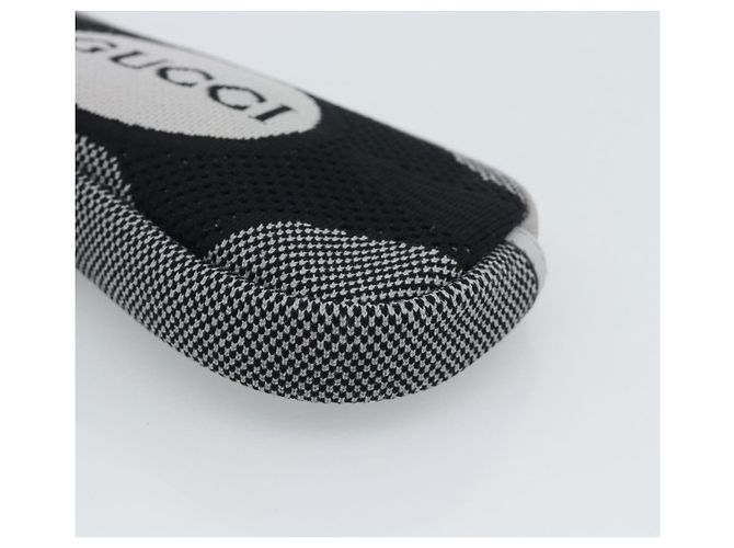 Pouch GUCCI in cotone nero Auth 183090M - vista 8