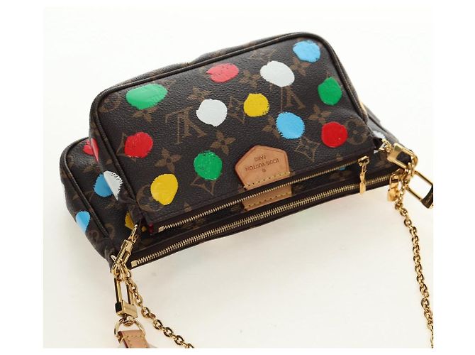 LOUIS VUITTON Monogram LVxYK Multi Pochette Pouch M46385 LV Auth 182312SM Monogramma - vista 5