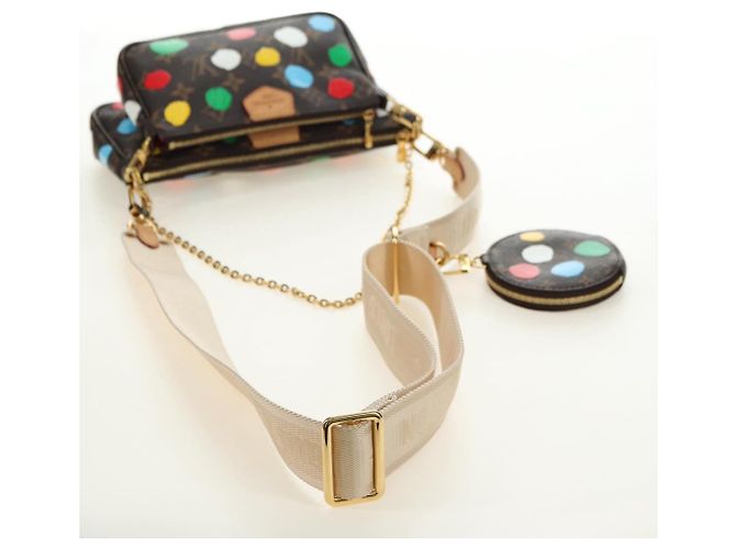 LOUIS VUITTON Monogram LVxYK Multi Pochette Pouch M46385 LV Auth 182312SM Monogramma - vista 8