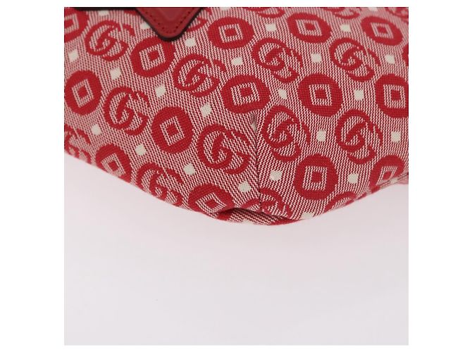 GUCCI Sherry Line Waist bag Canvas Navy Silver Red 502095 Auth 183095M Argento Rosso Blu navy - vista 11