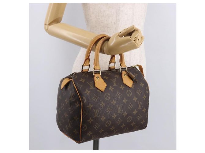 LOUIS VUITTON Borsa Monogram Speedy 25 M41528 LV Auth 183701V Monogramma - vista 22