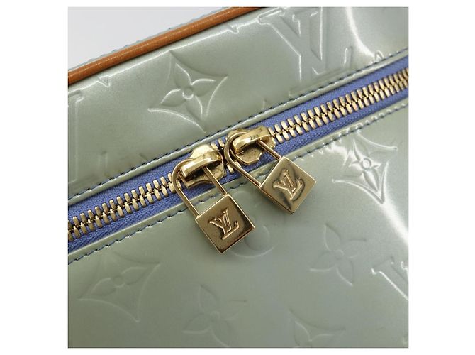 LOUIS VUITTON Borsa Sullivan Vertical Monogram Vernis Lavande M91258 Auth 183660A - vista 15