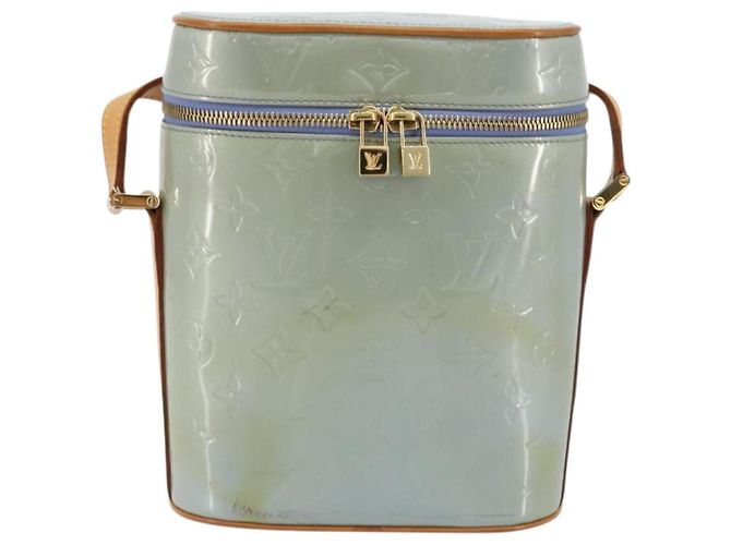 LOUIS VUITTON Borsa Sullivan Vertical Monogram Vernis Lavande M91258 Auth 183660A - vista 2
