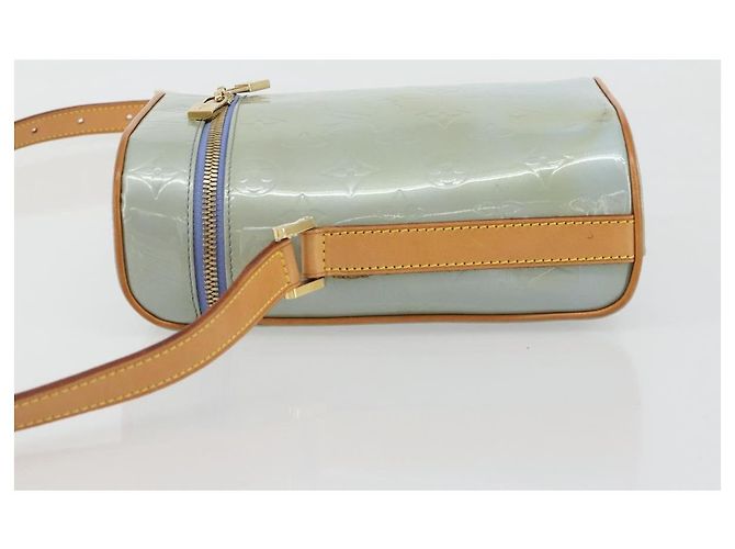 LOUIS VUITTON Borsa Sullivan Vertical Monogram Vernis Lavande M91258 Auth 183660A - vista 5