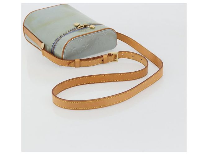 LOUIS VUITTON Borsa Sullivan Vertical Monogram Vernis Lavande M91258 Auth 183660A - vista 7