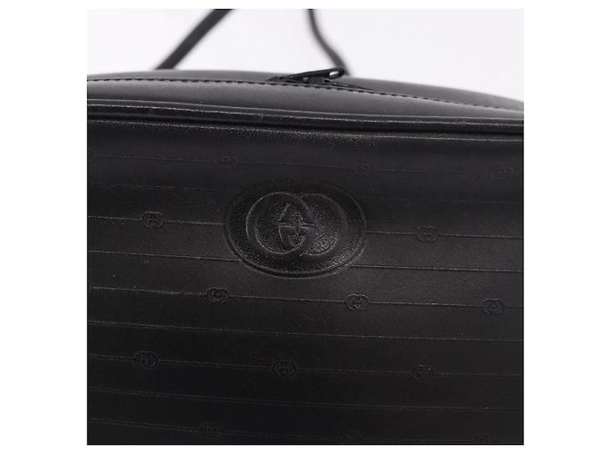 Borsa a Spalla GUCCI in Pelle Blu Navy e Oro Auth 184459 D'oro - vista 14