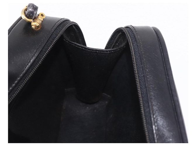 Borsa a Spalla GUCCI in Pelle Blu Navy e Oro Auth 184459 D'oro - vista 18