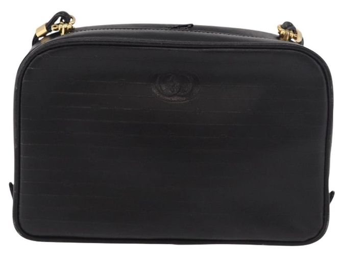 Borsa a Spalla GUCCI in Pelle Blu Navy e Oro Auth 184459 D'oro - vista 2