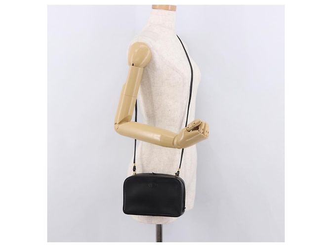 Borsa a Spalla GUCCI in Pelle Blu Navy e Oro Auth 184459 D'oro - vista 23