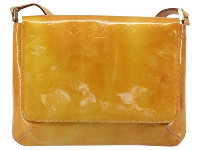 LOUIS VUITTON Monogram Vernis Thompson Street Bag Beige M91301 LV Auth 182002 - vista 2