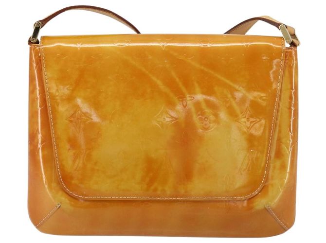 LOUIS VUITTON Monogram Vernis Thompson Street Bag Beige M91301 LV Auth 182002 - vista 3