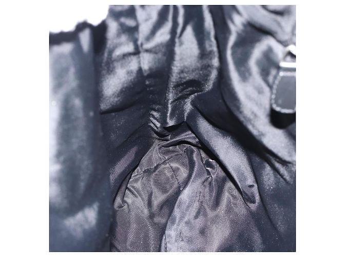 Borsa a tracolla Christian Dior Trotter Canvas Nera Argento Autentica 183317A Nero - vista 18