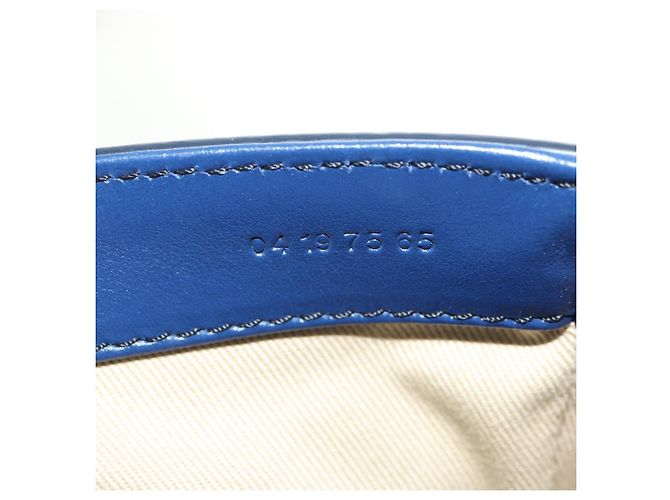 Chloé Chloe Chloe C Handtasche aus Leder 2way Blau Gold Auth 181830M Golden - Ansicht 26