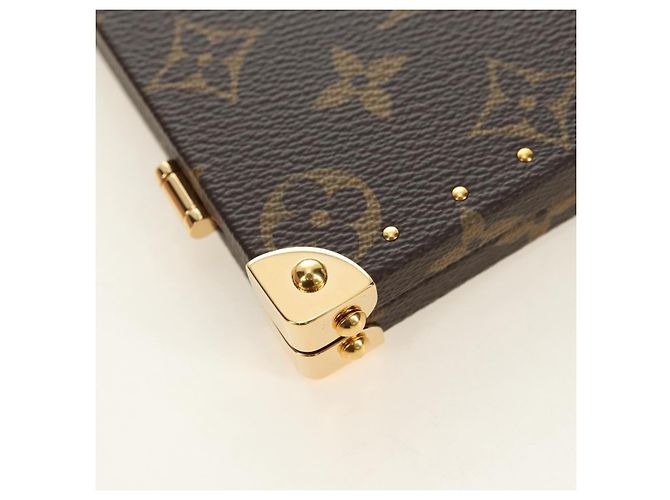 LOUIS VUITTON Monogram Home Mirror Trunk GI0554 LV Auth 181660SM Monogramme - vue 10
