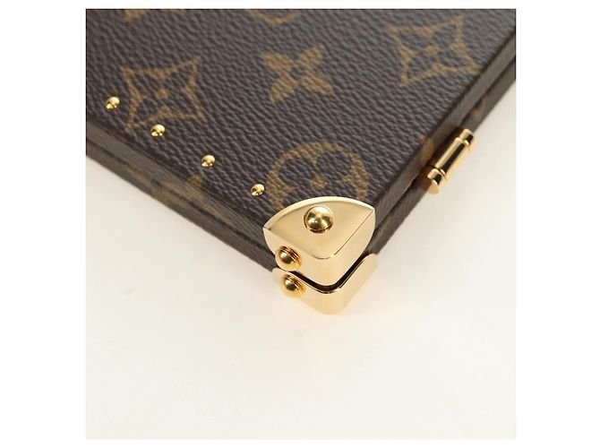 LOUIS VUITTON Monogram Home Mirror Trunk GI0554 LV Auth 181660SM Monogramme - vue 11