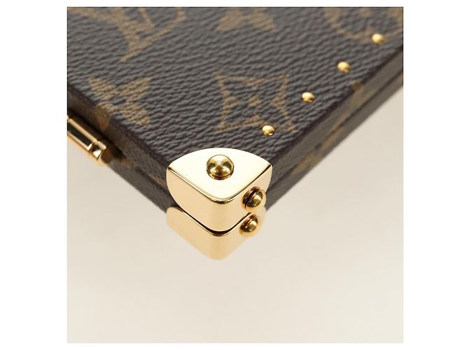 LOUIS VUITTON Monogram Home Mirror Trunk GI0554 LV Auth 181660SM Monogramme - vue 12