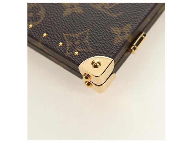 LOUIS VUITTON Monogram Home Mirror Trunk GI0554 LV Auth 181660SM Monogramme - vue 13