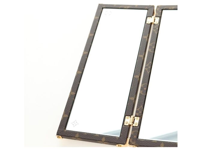 LOUIS VUITTON Monogram Home Mirror Trunk GI0554 LV Auth 181660SM Monogramme - vue 17