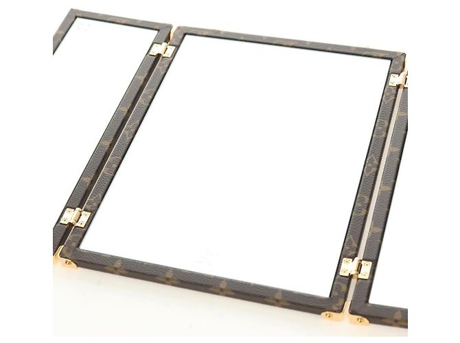 LOUIS VUITTON Monogram Home Mirror Trunk GI0554 LV Auth 181660SM Monogramme - vue 18