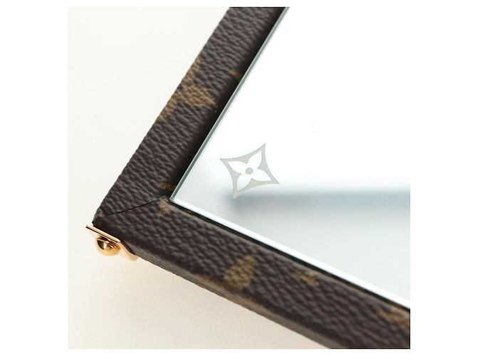 LOUIS VUITTON Monogram Home Mirror Trunk GI0554 LV Auth 181660SM Monogramme - vue 21