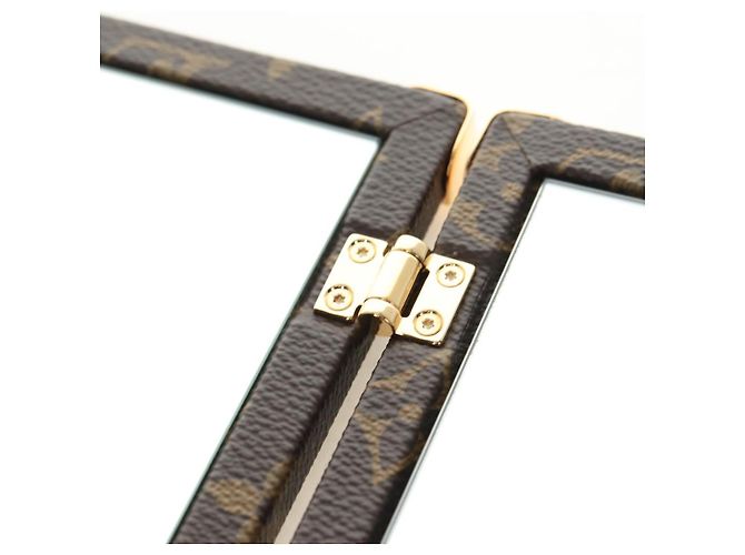 LOUIS VUITTON Monogram Home Mirror Trunk GI0554 LV Auth 181660SM Monogramme - vue 22