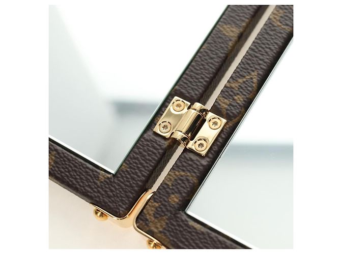 LOUIS VUITTON Monogram Home Mirror Trunk GI0554 LV Auth 181660SM Monogramme - vue 23