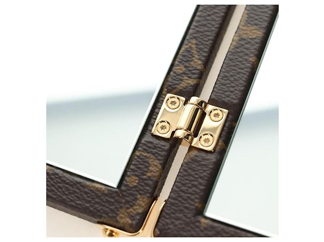 LOUIS VUITTON Monogram Home Mirror Trunk GI0554 LV Auth 181660SM Monogramme - vue 26