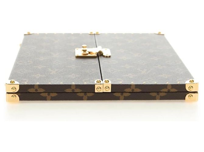 LOUIS VUITTON Monogram Home Mirror Trunk GI0554 LV Auth 181660SM Monogramme - vue 9