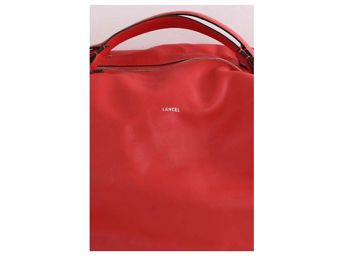 Lancel Borsa da viaggio rossa Rosso - vista 2